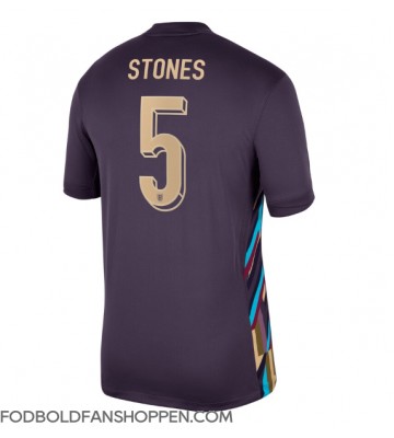 England John Stones #5 Udebanetrøje EM 2024 Kortærmet